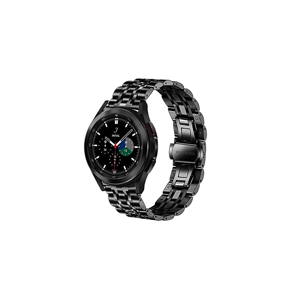 Bracelets DEALELE compatibles avec Galaxy Watch 5/5 Pro/Galaxy Watch 4/4 Classic/Galaxy 3 41 mm/Galaxy Watch 42 mm 20 mm en acier inoxydable massif