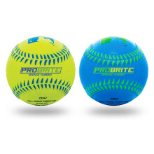 Franklin Sports - Pro Brite - Neon Rubber Teeball - MLB - Jeugd Tball - Honkbal + Softbal - Binnen & Buiten