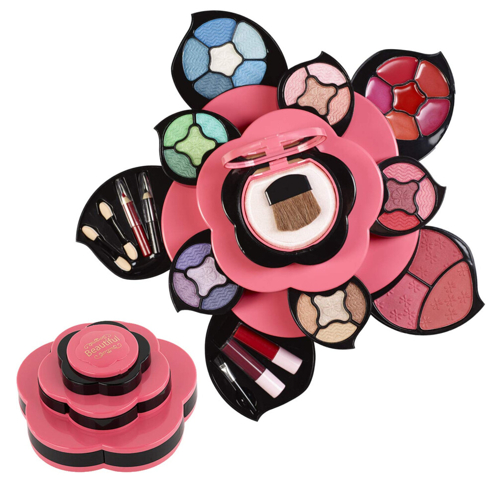 Kit de maquillage Toysical pour adolescentes - Coffret cadeau palette de fleurs pour adolescentes et femmes - Maquillage pour filles de 10     12 a