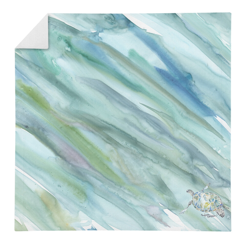 Tortue de mer sur serviette bleue SC2054NAP