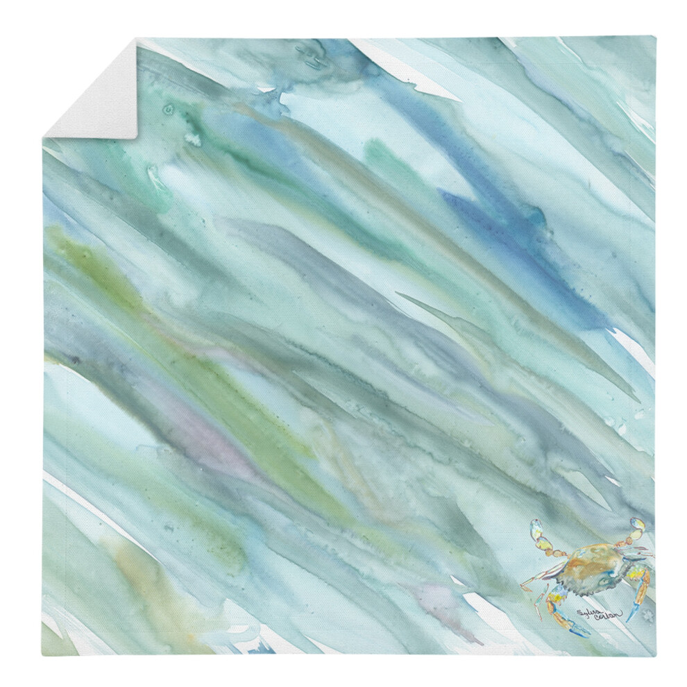 Crabe n   1 sur serviette bleue SC2043NAP