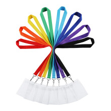 Yoyogo 8 Pack Cruise Lonyard avec support d'identite impermeable Colorful durable Lanyard avec support de carte d'identite de badge (Assortiment