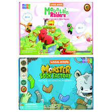 Logic Roots Best Gifts for 7 Year Old Boys and Girls | Addition and Multiplication Games Combo | Math Games for Second Grade and up