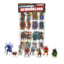 Arcknight Platte Plastic Miniaturen: Demon Blood; 62 Unieke Infernal-Themed Minis voor DND 5e