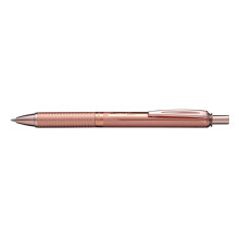 Pentel BL407PG-A EnerGel Sterling Liquid Gel Tintenroller, ros goldenes Geh use, Strichst rke 0,35 mm, Kugeldurchmesser 0,7 mm, schwarze Tinte