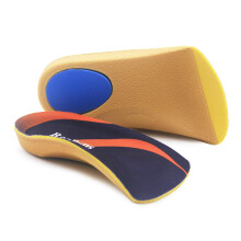 Arch Support RooRuns 3/4 Orthotic Shoe Inserts for Over-Pronation Plantar Fasciitis Heel Pain Relief High Arch Support Insoles for Men and Wo