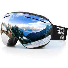 Maschera da sci da snowboard EXP VISION per uomo, donna e ragazzo, antiappannamento, OTG, invernale, con lenti sferiche staccabili