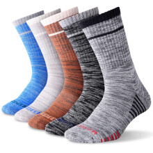 Meias de caminhada de caminhada para homens Feideer 5 pares meias de recrea o ao ar livre Soc es de umidade Wicking Socks (5msl18105-xl)