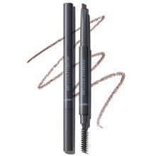 Creionul definitor cu sprncene Artlook cu sprncene cu o perie spoolie 03 maro gri - creion de sprncene de lunga durata pentru machiaj cu sprn