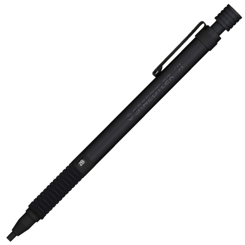 Staedtler 925 35-20B Mechanical Pencil  0.08 inch 2 mm  Drafting Mechanical Pencil  All Black