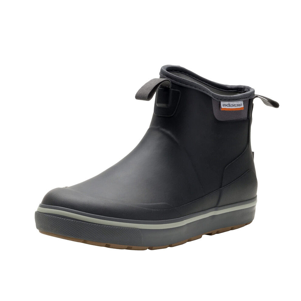 Bot N Grundens DECK-BOSS Para Hombre, Resistente, Impermeable, Negro, Talla 12