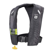 Giubbotto di salvataggio gonfiabile Bluestorm Gear Stratus 35 (Apex Black) Giubbotto di salvataggio automatico/manuale approvato dalla Guardia Co
