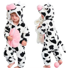 QIAONIUNIU Disfraces de Halloween para beb   s y vacas, traje para ni   os peque   os, mameluco de cosplay para beb   s de 12 a 18 meses