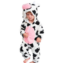 Disfraz de vaca beb    unisex para ni   o peque   o, mono de Halloween de 18 a 24 meses