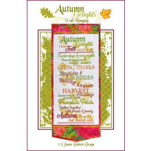Janine Babich Designs Autumn Delights Wandbehang Muster Jeder
