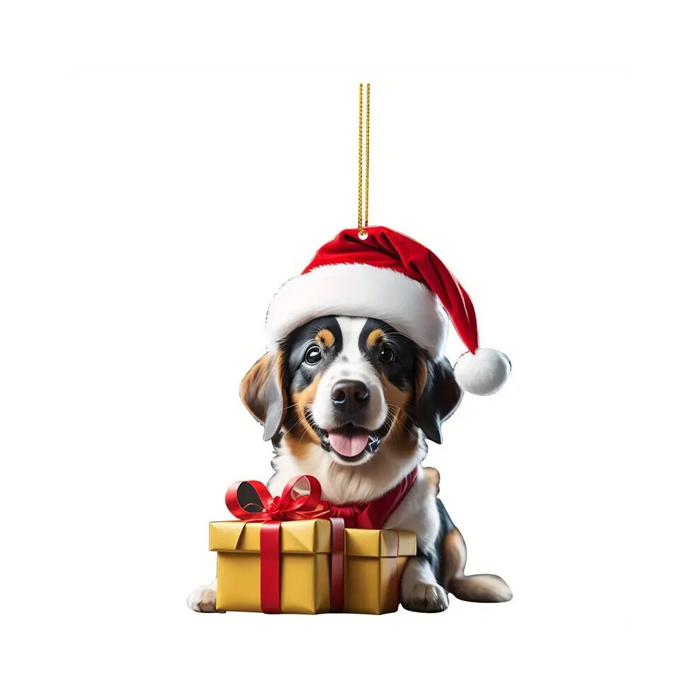 (10) Charming Acrylic Dog Christmas Tree Ornament Decorative Pendant Holidays For Festive-image-OPC-PGF9MVV-NEW
