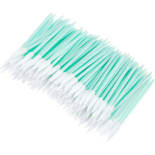 Chinco 200 Peças Bastões Limpeza Espuma Pontas Swabs para Impressora, Cabeça de Impressão, Câmera, Lentes