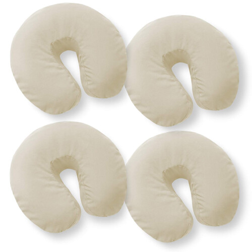 Saloniture 4-Pack Copripiumini Microfibra Facciale - Copertura Massaggio Ultra Morbida
