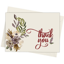 Cart   es de agradecimento do funeral - simpatia de luto de agradecimento com envelopes - mensagem dentro (50 flores de outono)