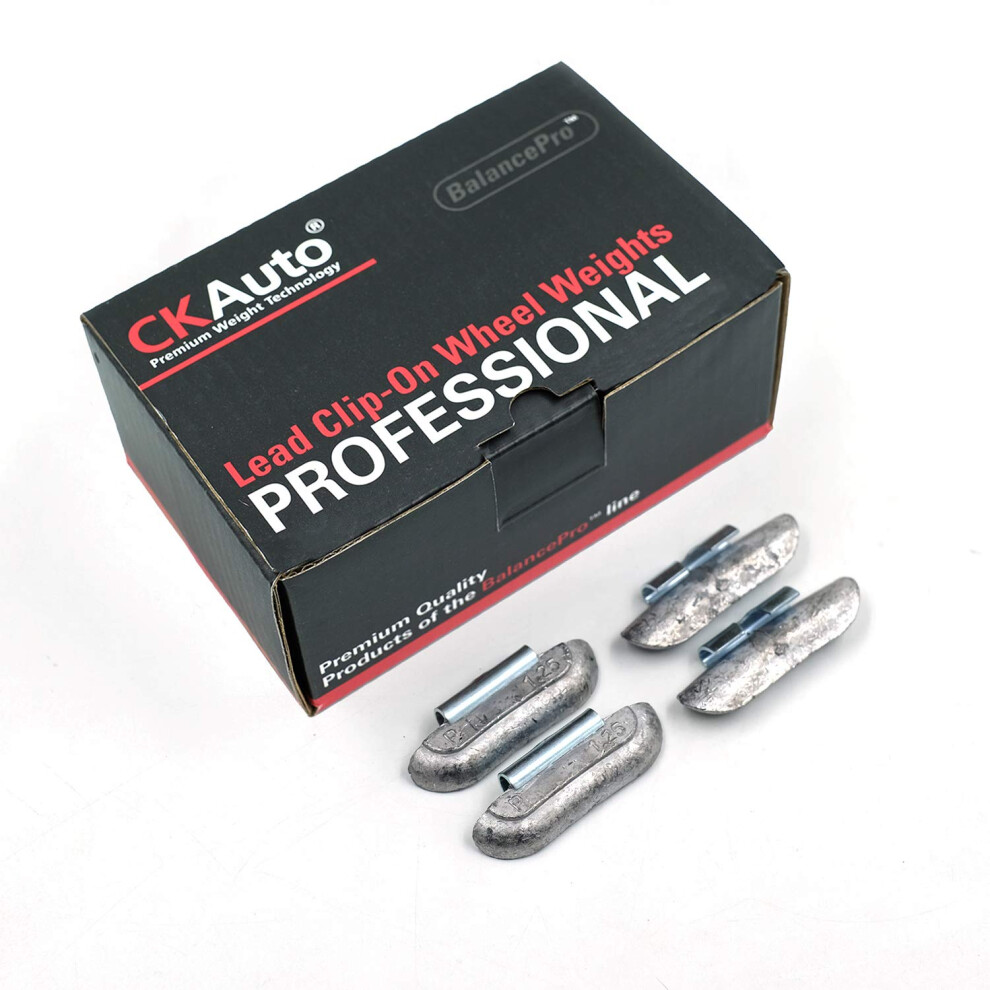 cKAuto 125oz  P125 Lead clip on Wheel Weights  Uncoated  25PcsBox-image-OPC-PFKJQSM-NEW