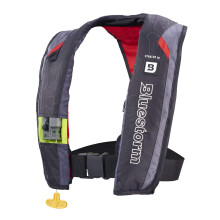Giubbotto di salvataggio gonfiabile Bluestorm Gear Stratus 35 (Nitro Red) Giubbotto di salvataggio automatico/manuale approvato dalla Guardia Cos