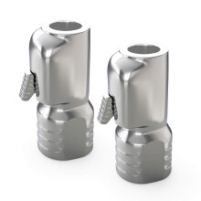 JACO Lightning S-Serie Reifen-Luftfutter 1/4 Zoll F-NPT | Offener Fluss (2er-Pack)