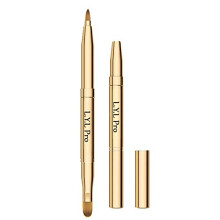 L.Y.L Pro Gold Pinceles Retráctiles de Labios Doble Cara para Maquillaje de Viaje