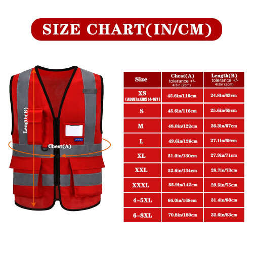 A-SAFETY Rd High Visibility-vst 1