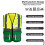 Chaleco de construccin A-SAFETY amarillo verde 4