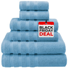 American Soft Line 100% Turkish Carde Cotton 6 Piece Piece Serviette 560 serviettes GSM pour la salle de bain Super Soft 2 Bath Taires 2 Towels a