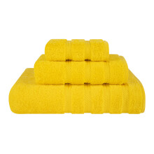 Ensemble de Serviettes de Luxe 3 Pièces en Lin Américain, 1 Serviette de Bain, 1 Serviette à Main, 1 Gant de Toilette, Coton Turc