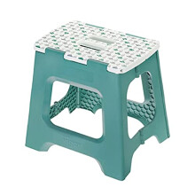 Vigar Kompakter, faltbarer Hocker, 31,8 cm, leicht, 150 kg Tragkraft, rutschfester, faltbarer Tritthocker, geometrische Oberseite