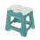Vigar Compact Foldable Stool  12-1/2 inches  Lightweight  330-pound Capacity Non-Slip Folding Step Stool  Geometric Top 1