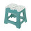 Vigar Compact Foldable Stool  12-1/2 inches  Lightweight  330-pound Capacity Non-Slip Folding Step Stool  Geometric Top 2