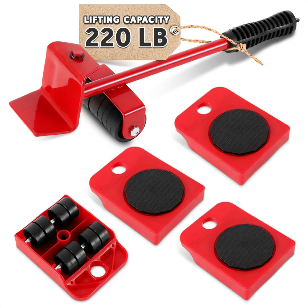 Furniture Lift Mover Tool Set - Furniture Movers With Wheels Heavy Furniture Moving Sliders Appliance Rollers Heavy Duty Furniture Lifter And Sliders 8414831195705