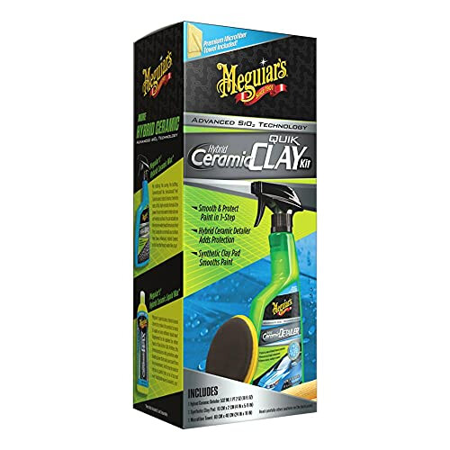 Meguiar's G200200 Hybrid Ceramic Quik Clay Kit 1