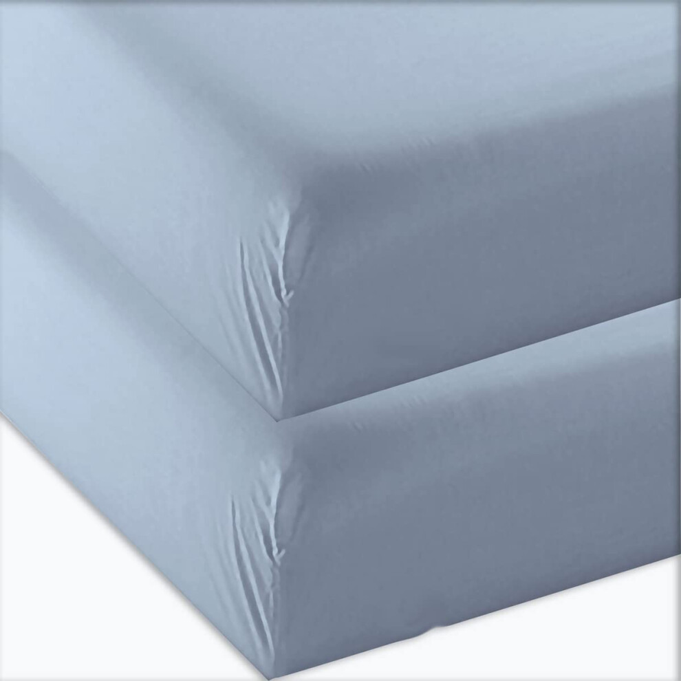 S Banas Ajustables 4ULIFE De 2 Piezas, Serie Prime 1800, Microfibra Cepillada Doble, Ultra Suaves Y C Modas, Color Azul Claro-image