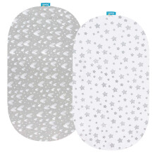 Bassinet monterade lakan kompatibla med deltabarn sta drmmar/lyxig stbrjan/st slump/slt glid basinet 2 pack 100% trja stickad bomull fr p