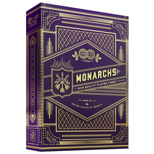 theory11 Monarchs Playing Cards Purple