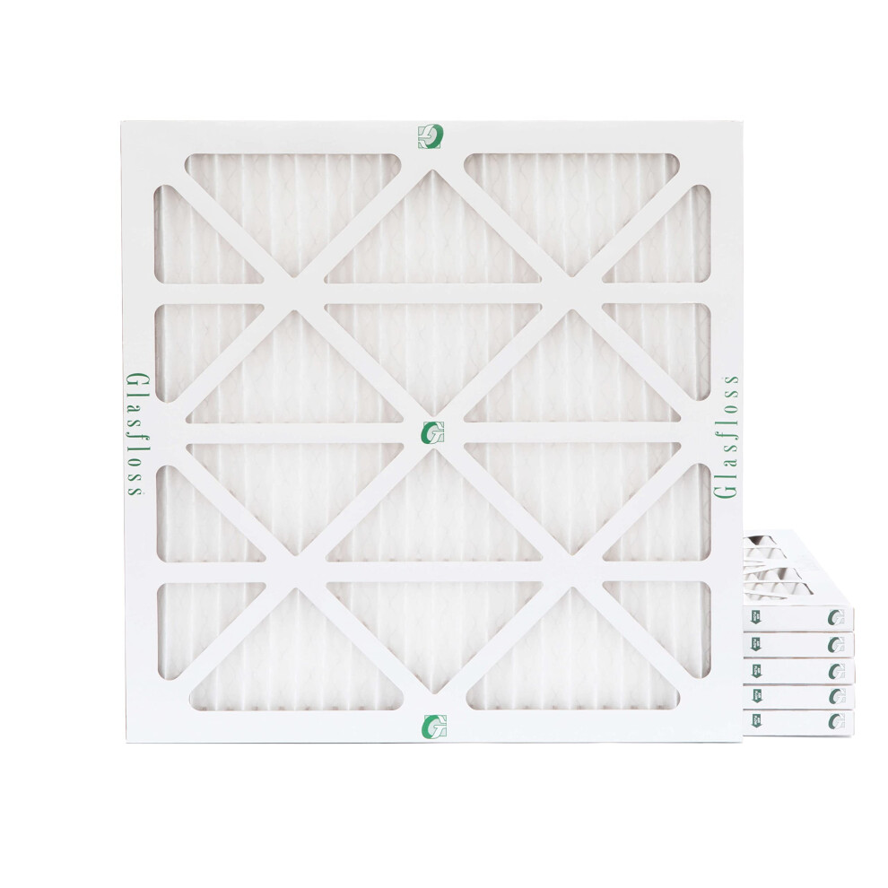 Filtres     air pliss   s de remplacement MERV 10 Glasfloss 21 1/2 x 23 5/16 x 1, bo   te de 6