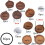TOBEIT 36PCS PENENTE PENDE 3