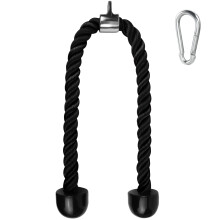 A2ZCARE Deluxe Trizepsseil-Kabelaufsatz, 27 und 36 Zoll Seillange mit mehreren Optionen     Einzelgriff und Trizepsseil fur Trainingsgerateaufsatze