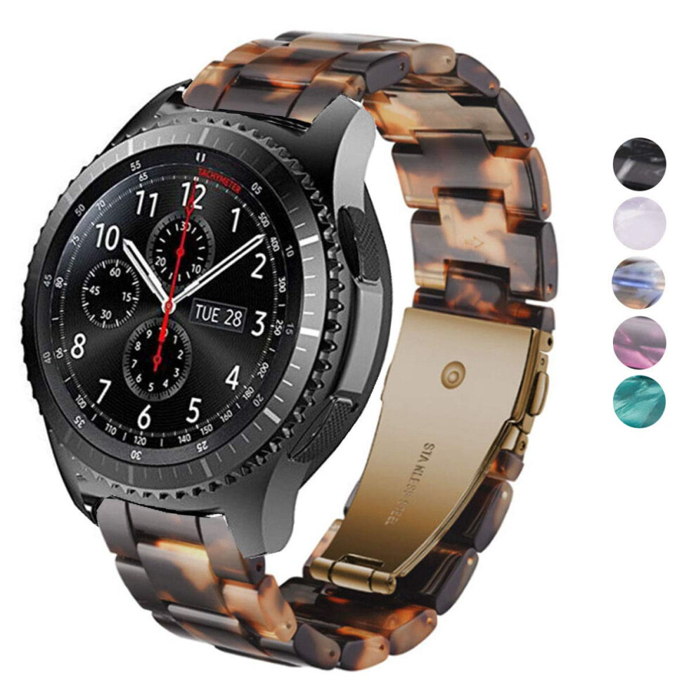 Spinye Band Compatible With Samsung Gear S3 Frontier/Classic/Galaxy Watch 46Mm / Galaxy 3 45Mm / Huawei Watch 3 / Gt2 46Mm 22Mm Colorful Resin Replac 8414724267601