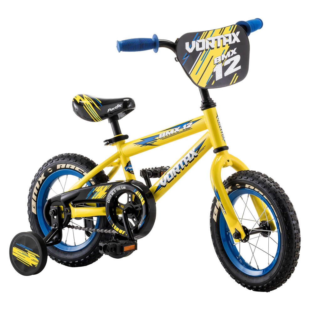 Pacific Cycle Vortax Kids Bike  12-Inch Wheels  Yellow-image-OPC-PFFQBGJ-NEW