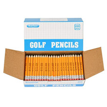 Rarlan Golf Pencils med viskel?dere 2 HB Forudskilt 200 t?ller Bulk Pack
