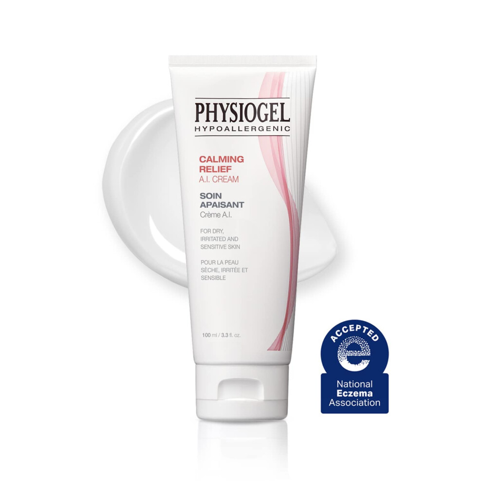 Physiogel Calming Relief Ai Facial Cream Dry Red Itchy Sensitive Skin Reduce Redness Strengthen Skin Barrier Hypoallergenic Clinically Tested