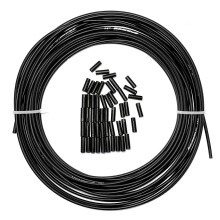 Farbetter gefttertes Fahrrad-Umwerfer-/Schaltkabelgehuse, 4 mm x 50 Fu, inklusive 50 Stck Kabel-Endkappen-Set, das bewhrteste DIY-Set fr SRAM/S