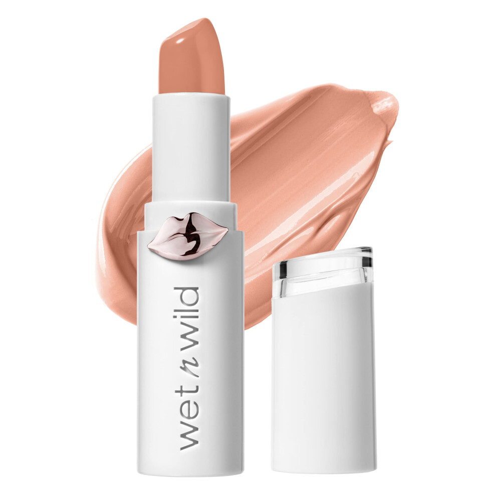 Peach Lipstick By Wet N Wild Mega Last High-Shine Lipstick Lip Color Makeup Please