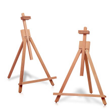Falling in Art B?getr? 25 bordplade staffeli Display Stand S?t til maleri - Holder l?rred op til 22 1/2 tommer h?jt 2 Pack Artist A-Frame stativ