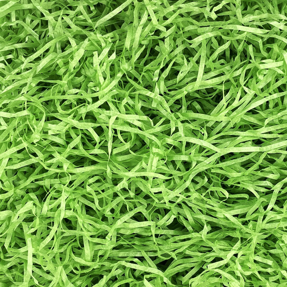 1/2 Libbre Erba Verde Pasquale Riciclabile Carta Brandello Per Cestino Pasquale Riempitivo Uova Creative Decorazione Riempitivo Confezione Regalo E Riempimento Cestino-image